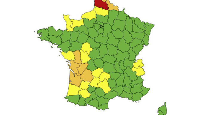 Le Pas-de-Calais et six autres départements en alerte crues et inondations