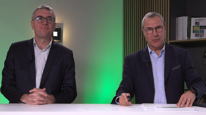 Jérôme Tournier, responsable du pôle marketing cultures chez BASF France, et Jean-Jacques Pons, directeur général de BASF France - division Agro, ont présenté les innovations à venir lors d'une visioconférence, jeudi 9 novembre.