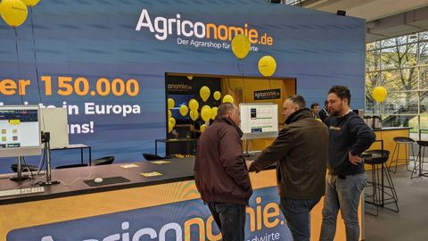 Le stand d'Agriconomie à Agritechnica. Le stand d'Agriconomie à Agritechnica.