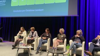 Une journée d'échanges sur l’engagement féminin a eu lieu le 21 novembre 2023 à Grand-Champ, dans le Morbihan. Une journée d'échanges sur l’engagement féminin a eu lieu le 21 novembre 2023 à Grand-Champ, dans le Morbihan.
