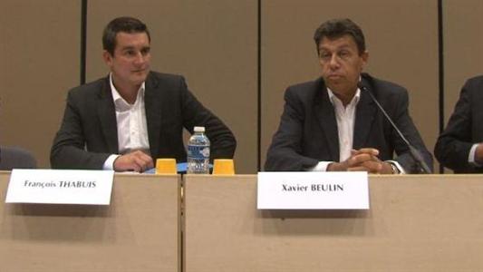 François Thabuis, président de JA, et Xavier Beulin, président de la Fnsea