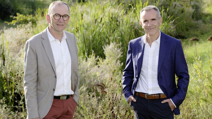 Le président de la Cavac, Jérôme Calleau, et le directeur général, Jacques Bourgeais, ont exprimé leurs inquiétudes pour 2024, avec une récolte d'été qui pourrait être amputée de moitié.