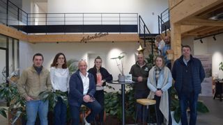 A la tête d’Arbor et Sens, Thierry Maudet (troisième à gauche) a ouvert les portes de son entreprise le 15 février, notamment à des enseignants, dans le cadre de l’opération « Parlons paysage ». Il avait choisi de mettre l’accent sur le management participatif.