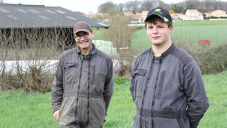 Théo est apprenti sur l'exploitation de David Poupard depuis un an et demi.
