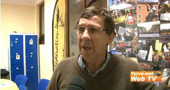 Phillippe Collin, porte-parole de la Confédération paysanne