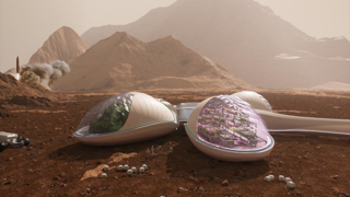 Interstellar Lab a imaginé BioPod, une serre high-tech en forme de bulle destinée à faire pousser des plantes dans des environnements très extrêmes, sur Terre et dans l’espace. Interstellar Lab a imaginé BioPod, une serre high-tech en forme de bulle destinée à faire pousser des plantes dans des environnements très extrêmes, sur Terre et dans l’espace.