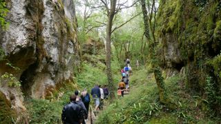Les phosphatières du Cloup d’Aural, à Bach, dans le Lot sont d’anciennes mines de phosphorite.