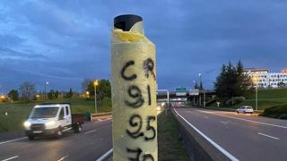 Des radars ont été pris pour cible par la Coordination rurale afin de dénoncer les retards de paiement des aides Pac. Des radars ont été pris pour cible par la Coordination rurale afin de dénoncer les retards de paiement des aides Pac.