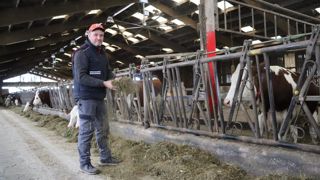 « C'est la qualité des fourrages qui permet la bonne santé du troupeau », assure Nicolas Roybin.