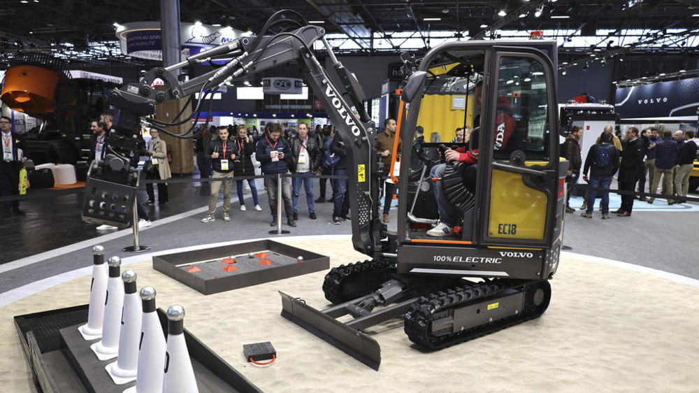 La minipelle électrique EC18 était en démonstration au récent salon Intermat 2024.
