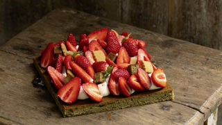 Petits fraisiers déstructurés de Benoît Castel.