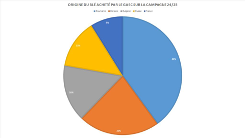 Les origines mer Noire dominent les achats du Gasc.