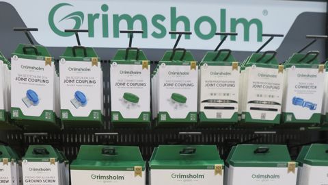 Gamme d'accessoires Grimsholm pour robots de tonte.