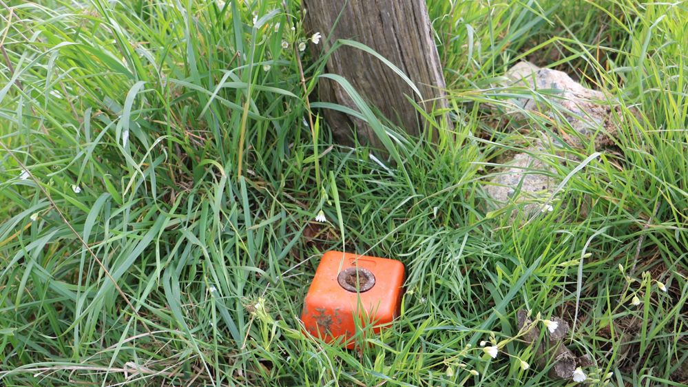 Borne délimitant une parcelle