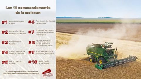 Jeunes Agriculteurs du Calvados espère ainsi prévenir d'éventuels conflits avec leurs concitoyens.