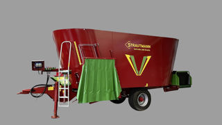 Le châssis des Verti-Mix Double Professional de Strautmann offre une meilleure maniabilité. Le châssis des Verti-Mix Double Professional de Strautmann offre une meilleure maniabilité.