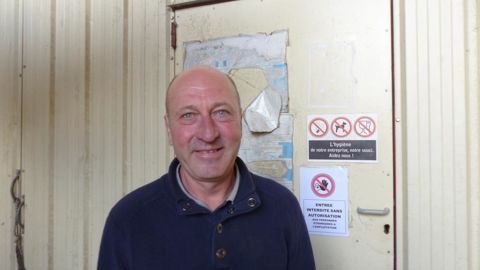Éric Hemelsdael estime que le groupe froid lui apporte une assurance contre les hivers trop doux.