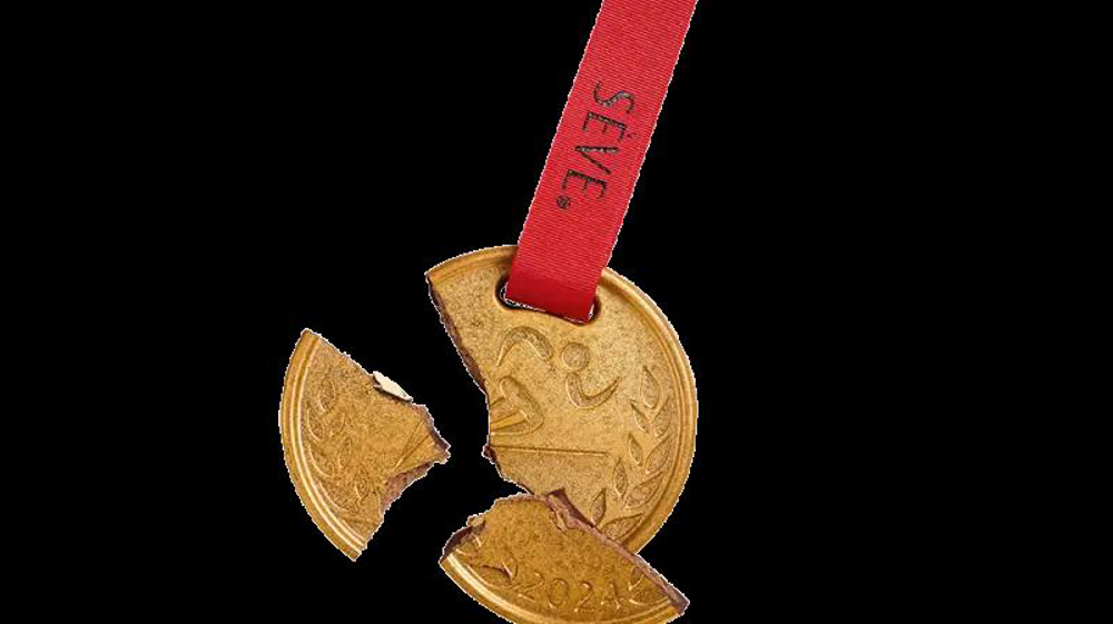 La médaille en chocolat dorée de la maison Sève.