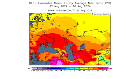 Les températures montent encore drastiquement en Ukraine et en Roumanie.