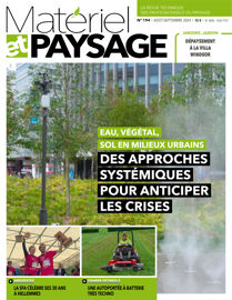 Couverture de Matériel et Paysage n°194 (édition d'août-septembre 2024, 70 pages).