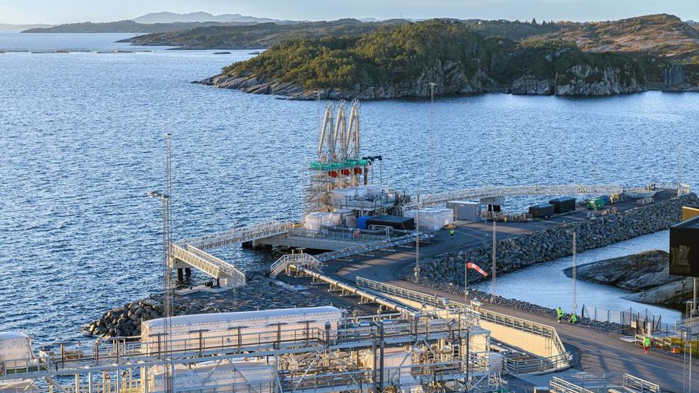 Séquestration du carbone produit par une usine Yara en Norvège