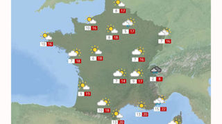 Le vendredi 13 septembre 2024, les températures minimales chuteront, jusqu'à atteindre 5°C à Reims, prévoit MeteoNews. Le vendredi 13 septembre 2024, les températures minimales chuteront, jusqu'à atteindre 5°C à Reims, prévoit MeteoNews.