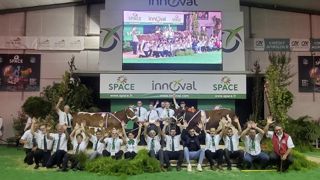 Les gagnants du concours Rouge des prés 2024 au Space. Les gagnants du concours Rouge des prés 2024 au Space.