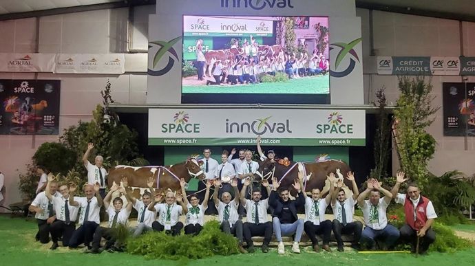 Les gagnants du concours Rouge des prés 2024 au Space.