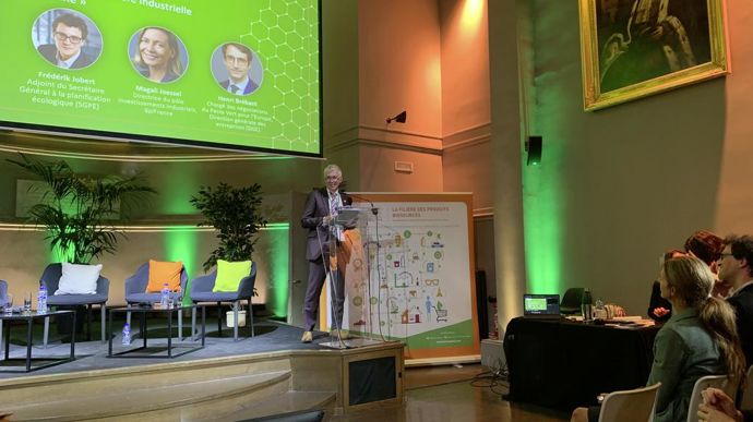 Bernard Chaud, président de l'ACDV lors du 15e anniversaire de l'association, jeudi 12 septembre à Paris.