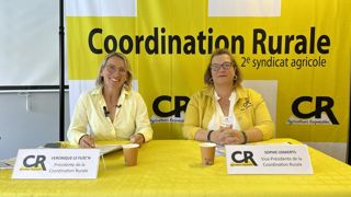 Véronique le Floc'h (présidente) et Sophie Lenaerts (vice-présidente) sont ambitieuses pour les prochaines élections aux chambres d'agriculture.