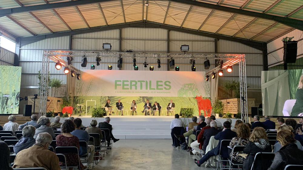 Une table ronde sur l'innovation agricole comme clé de voûte des transition vertes a été organisée au cours de la journée Fertiles, jeudi 26 septembre, au Neubourg (Eure).