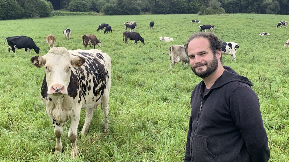 Félice Branger éleveur laitier à Rostrenen Côtes-d'Armor
