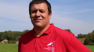 Nicolas Jullier travaille à la chambre d'agriculture de l'Aisne.
