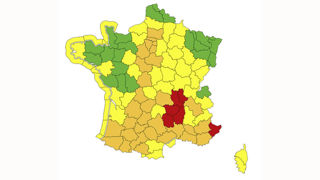 Carte de vigilance météorologique au 17 octobre 2024. Carte de vigilance météorologique au 17 octobre 2024.