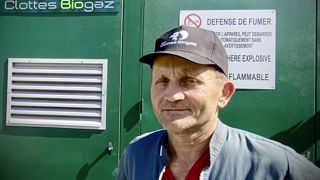 Bertrand Guérin utilise un tracteur fonctionnant avec du biométhane produit sur sa ferme. Bertrand Guérin utilise un tracteur fonctionnant avec du biométhane produit sur sa ferme.