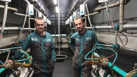 Anthony Guetet et son frère, Sonny, ont préparé l’avenir avec une salle de traite plus fonctionnelle qui réduit la pénibilité et améliore les conditions sanitaires.