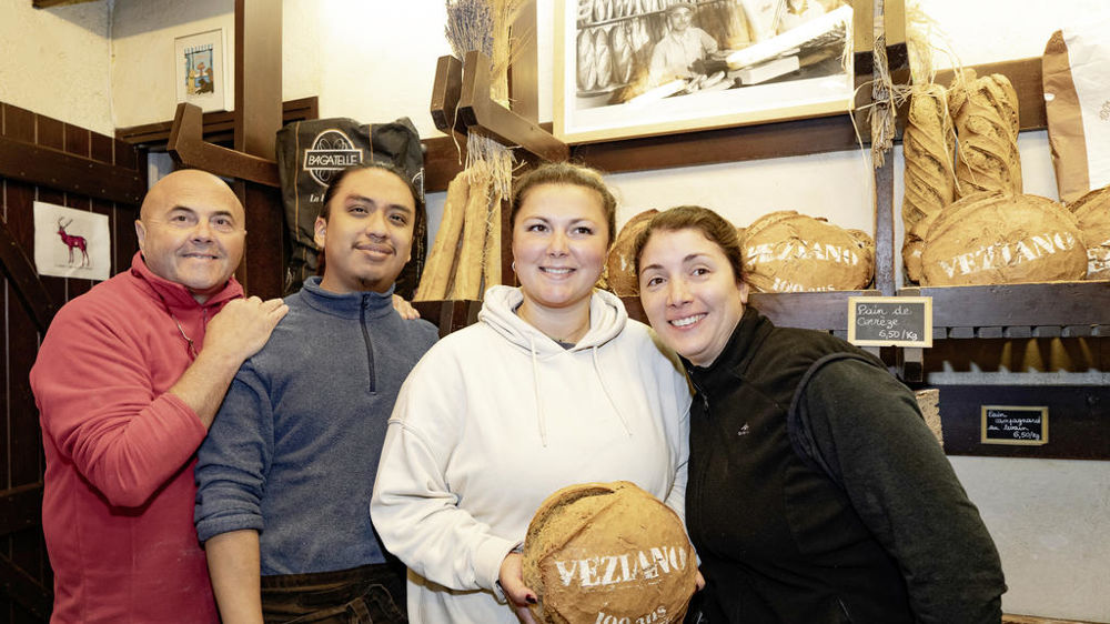 Jean-Paul, Diego, Lisa et Leslie Veziano.