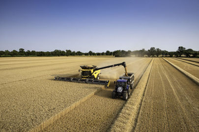 capteurs NIRS sur la moissonneuse CR11 de New Holland capteurs NIRS sur la moissonneuse CR11 de New Holland
