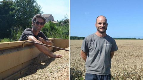 Damien Meyrand à g. et Gaëtan Aubert à dr.