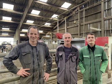 Maxime Le Corguillé et Hervé Guinard éleveur à Hillion 22