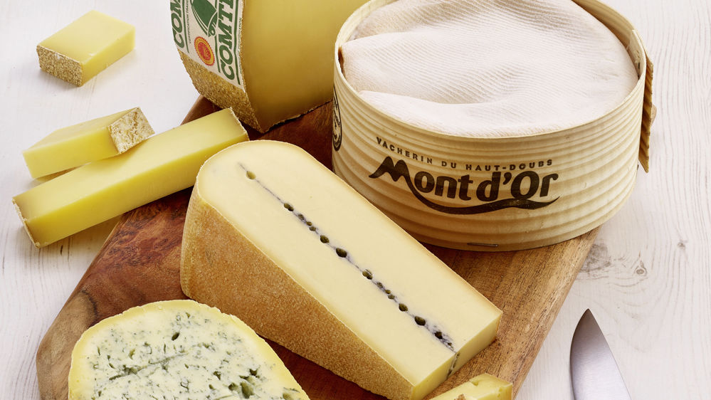 plateau de fromages AOP et IGP