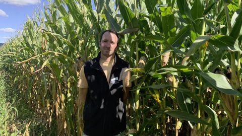 Alexandre Malabirade est installé à Diusse (Pyrénées atlantiques).