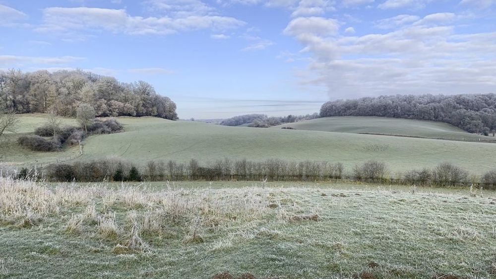 Paysage gelé