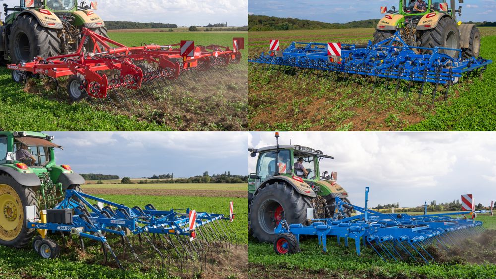 La démonstration réunissait quatre outils conçus pour le scalpage et le semoir simplifié modifié d'Emmanuel Quilliou.