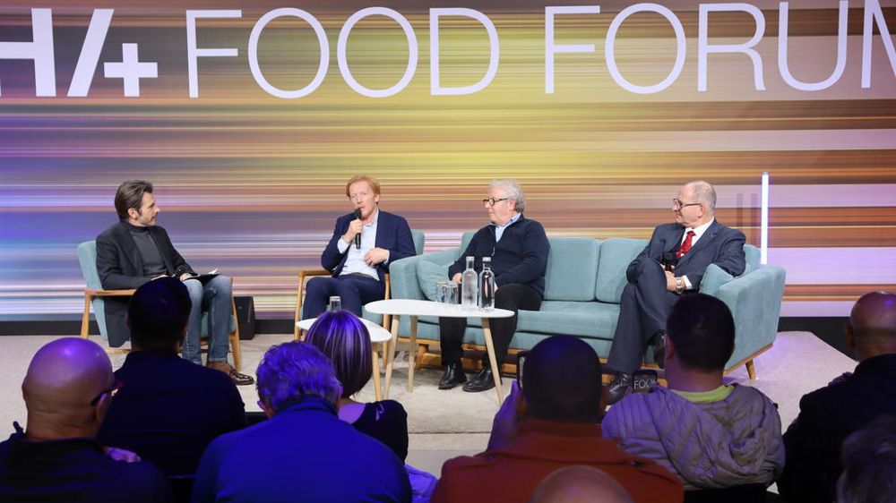 Le boulanger-entrepreneur Éric Kayser, le consultant Bernard Boutboul et le le directeur des relations extérieures Étienne Maillard étaient les invités du Sirha Lyon.