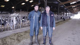 Aurélien et Florent Lepileur dégagent une marge sur coût alimentaire autour de 11 € par vache laitière et par jour.