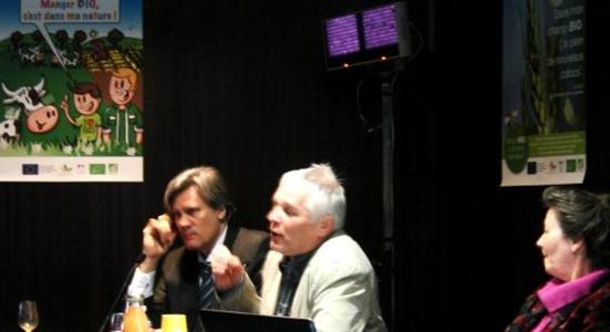 Stéphane Le Foll au séminaire de l'agence bio au Salon de l'agriculture 2013.