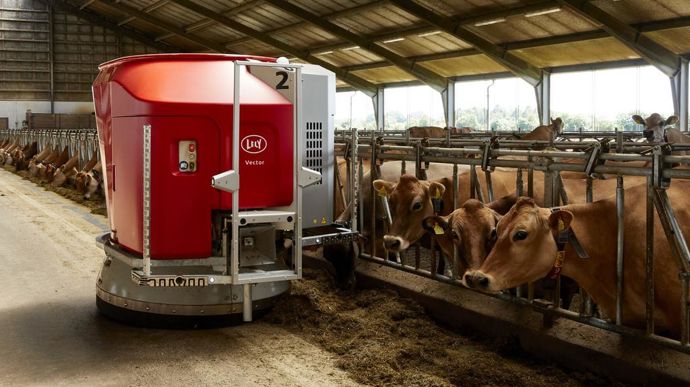 La nouvelle génération de robot d'alimentation Vector permettra d'alimenter plus d'animaux.
