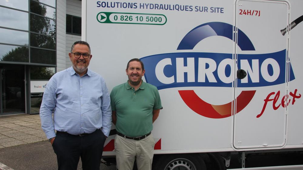 Pour Jérôme Jambut et Olivier Quignon, le monde agricole dans son ensemble est un marché où Chrono Flex a de nombreuses solutions à apporter.
