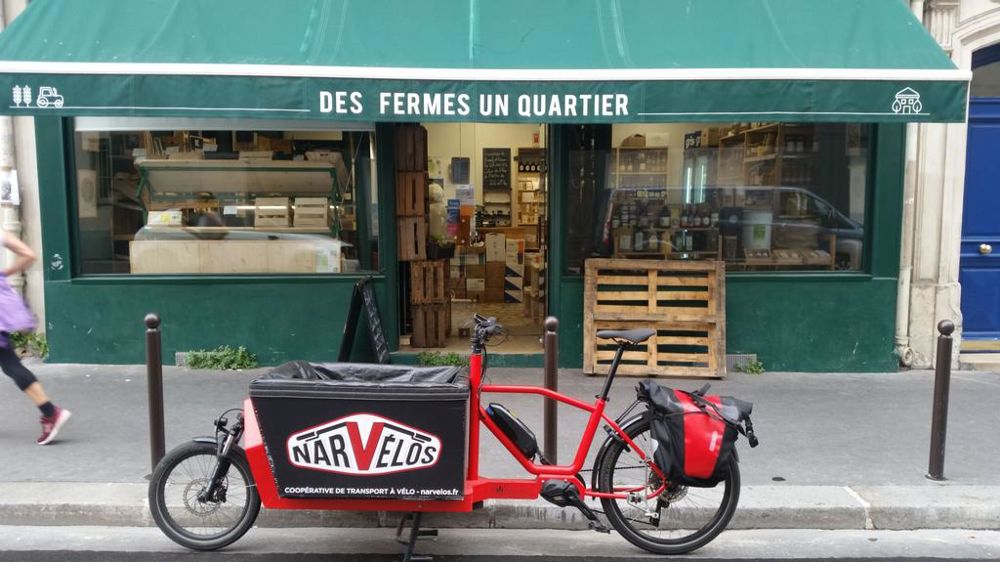 Les vélos-cargos sont adaptés à la massification de l’offre vers des points de revente.